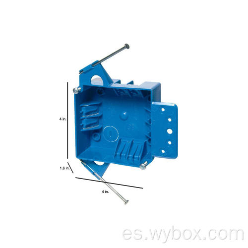 B232ACP, barato, no metálico, interior, exterior, pared, interruptor eléctrico, caja de salida, receptáculo de piso, cajas de conexiones, caja de PVC SuperBlue